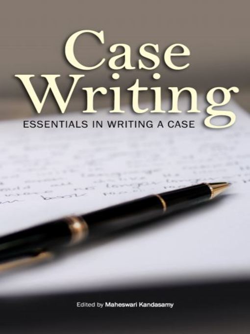 Title details for Case Writing by Maheswari Kandasamy - Available